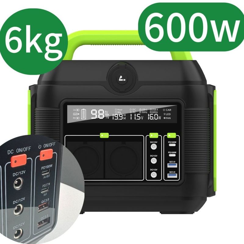 Sistema de armazenamento portátil com bateria removível e central de alimentação AC de 110V/220V