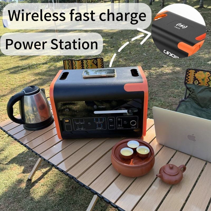 1800W/2000W/2200W/2400W Central de energia de emergência portátil de alta temperatura para todos os dispositivos