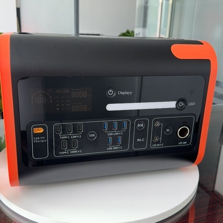 Estação eléctrica de emergência exterior de grande capacidade 2200W 2048wh 40ah com USB 12W*3/18W*2