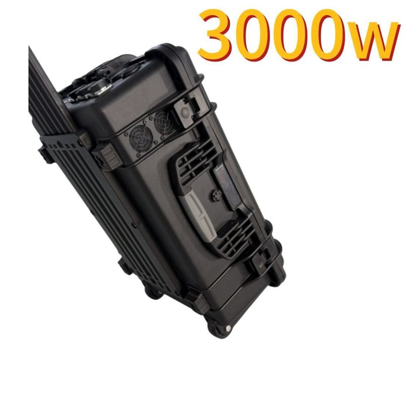 3000W/3000wh62.5ah gerador solar UAV A solução definitiva para emergências ao ar livre