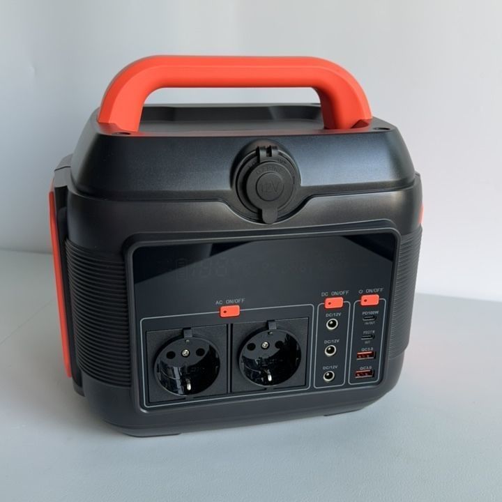 Estação de energia portátil de emergência ao ar livre 600W/576wh com saída de corrente contínua 12-13V 10A