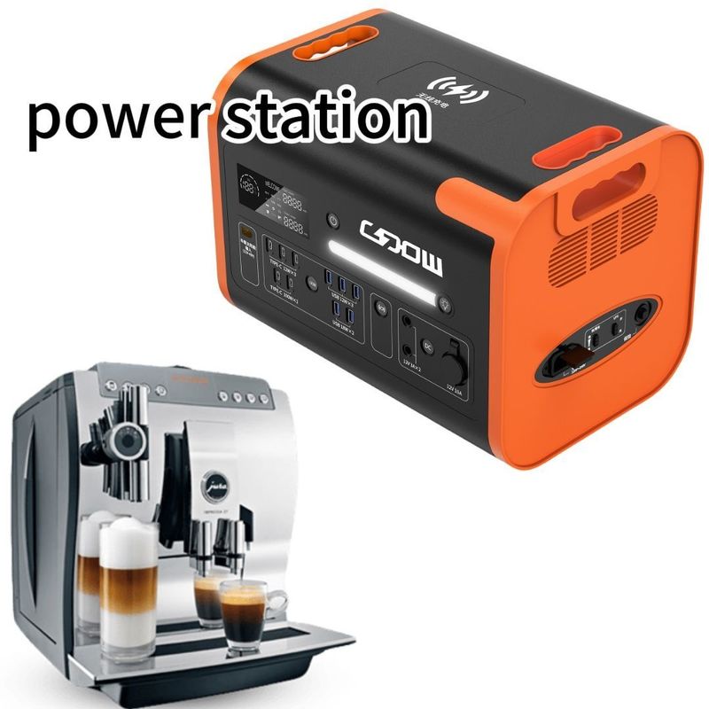 2000W/2200W/2048wh Estação de energia portátil de armazenamento de energia para acampamento com inverter de onda sinusoidal puro