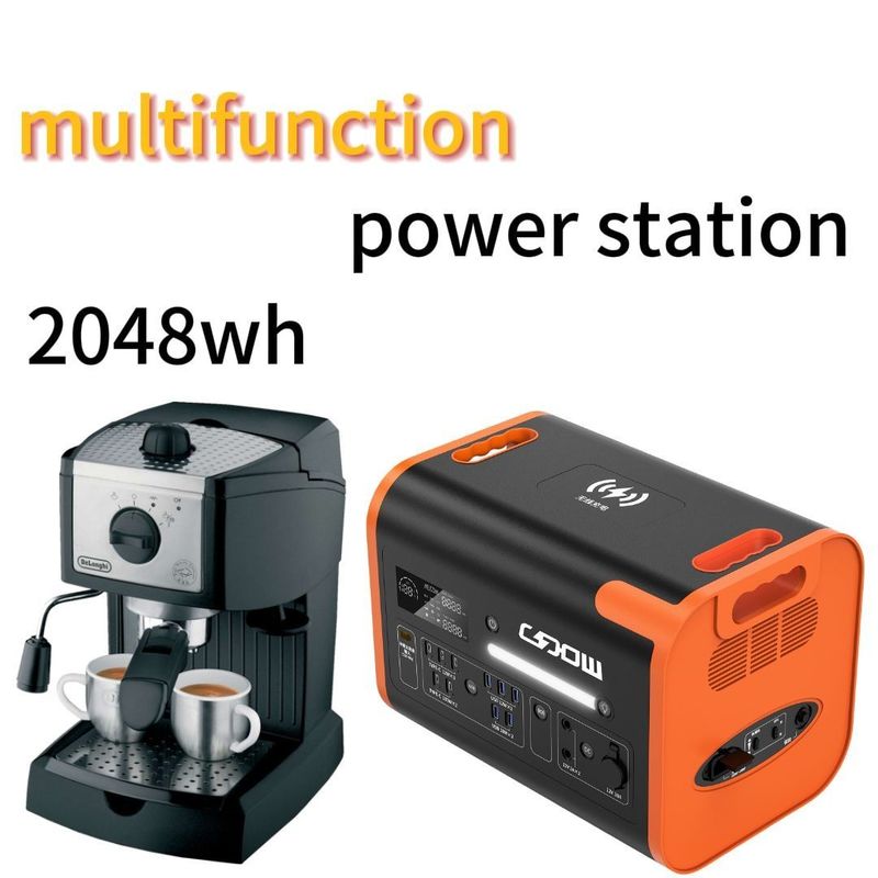 2200W/2048wh 40ah Outdoor Adventure Estação de Energia Portátil com durabilidade