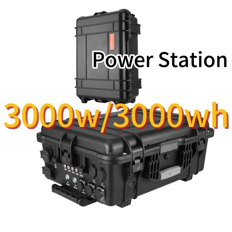 3000W RV/Van Outdoor Camping Inverter de Emergência Estação de Energia Móvel Portavel