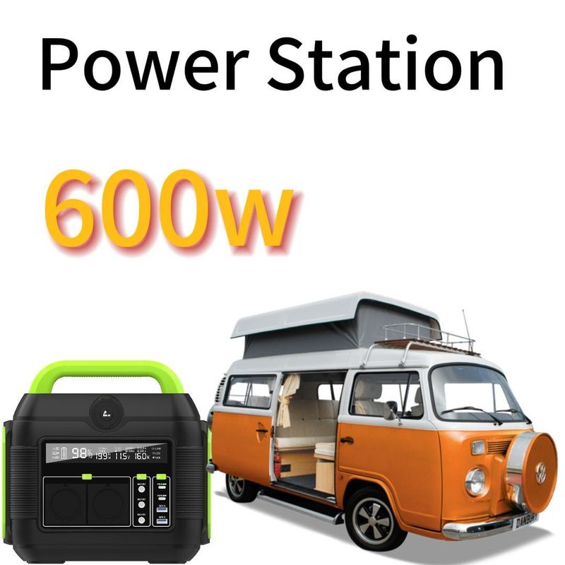 600W/288wh Estação de energia solar móvel portátil para atividades ao ar livre com bateria de lítio