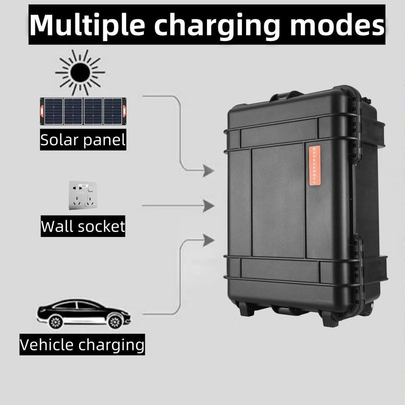 Estação de energia portátil de 3000W para emergência doméstica e externa Material de concha de liga ABS
