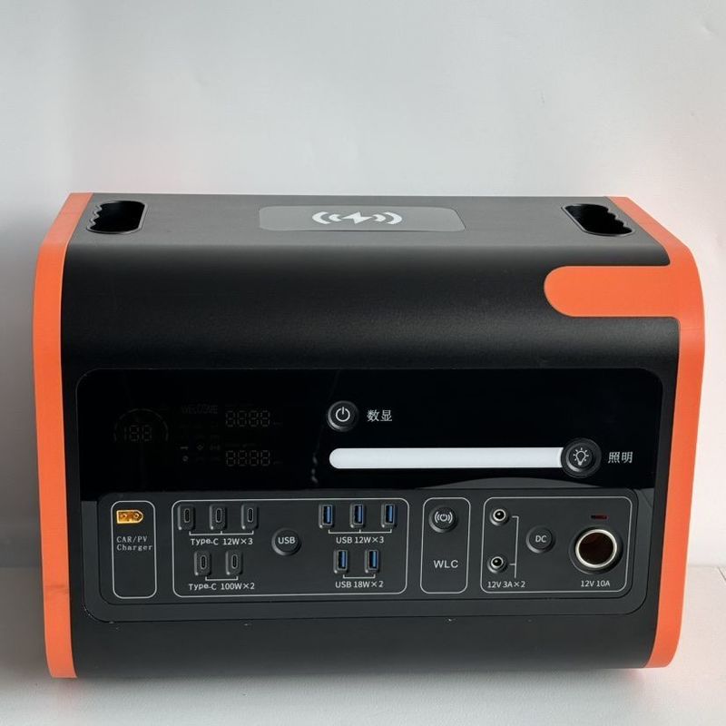 LiFePO4 2200W AT22 Estação de energia solar portátil para fornecimento de energia de reserva em acampamento