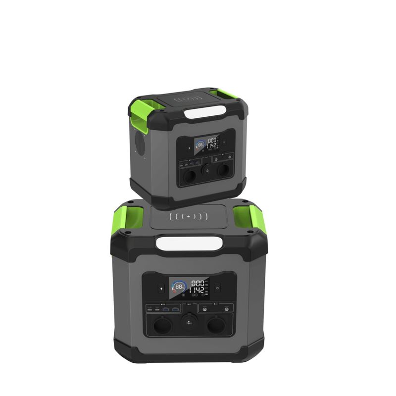 Voltagem de saída AC 110/230V-50Hz/60Hz 1500W Gerador solar de alta potência para acampamento ao ar livre