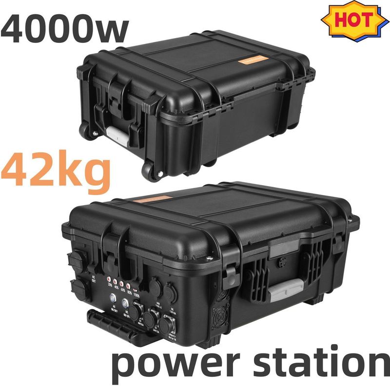 4000W/80ah Pure Positive Wave Camping Central de Carregamento Solar Portátil por LiFePO4