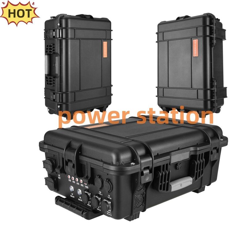 Negro Instalação de energia portátil de pesca ao ar livre 3000W/4000W/5000W/6000W/7000W