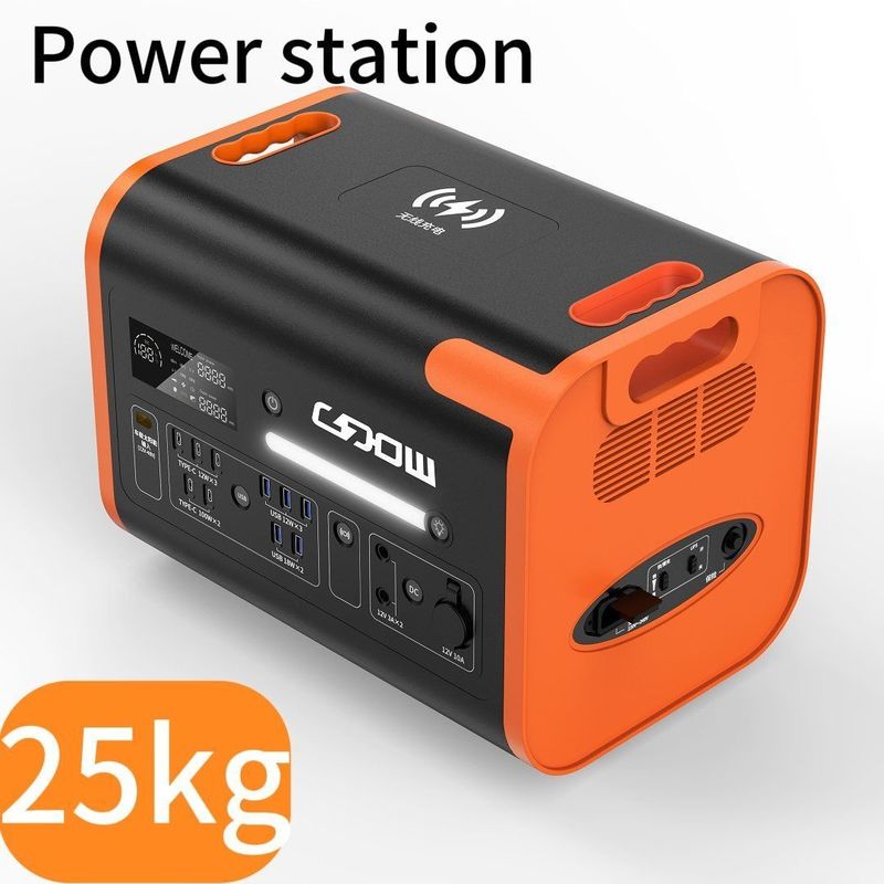 2200W AC DC Tipo C Bateria de reserva de energia de emergência Estação de energia portátil personalizável