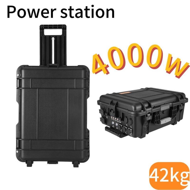 3000W/3000wh AC DC Tipo C Bateria de reserva de energia de emergência Estação de energia portátil fácil