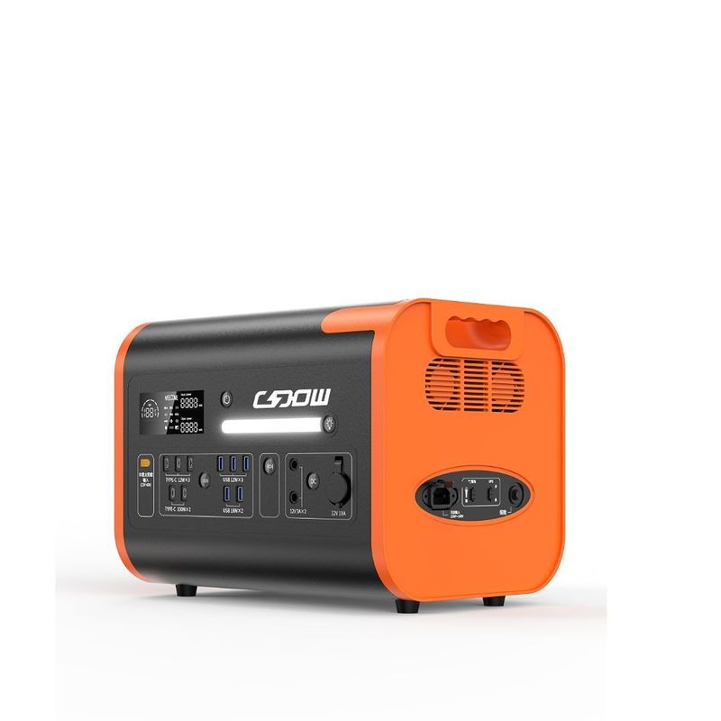220V±5% de tensão de saída CA Central de energia portátil de grande capacidade 2200W/2048wh/40ah