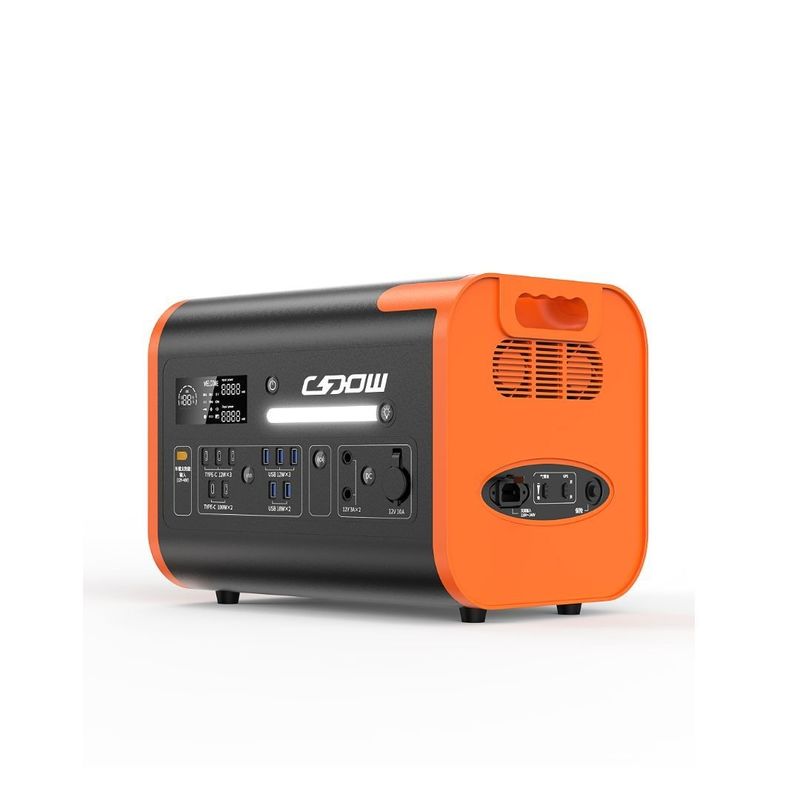 2200W2048wh/40ah Estação de energia solar portátil para Estados Unidos Camping familiar ao ar livre