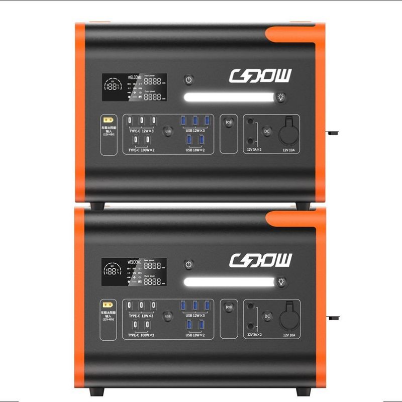 Fornecimento de energia móvel de grande capacidade 22kw110V/220V para emergência de veículos ao ar livre
