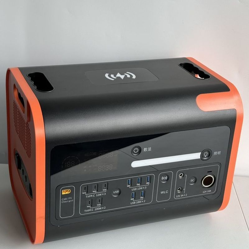 2200W de potência constante pode impulsionar 4000W de alta capacidade Orange Outdoor Vehicle Power Station