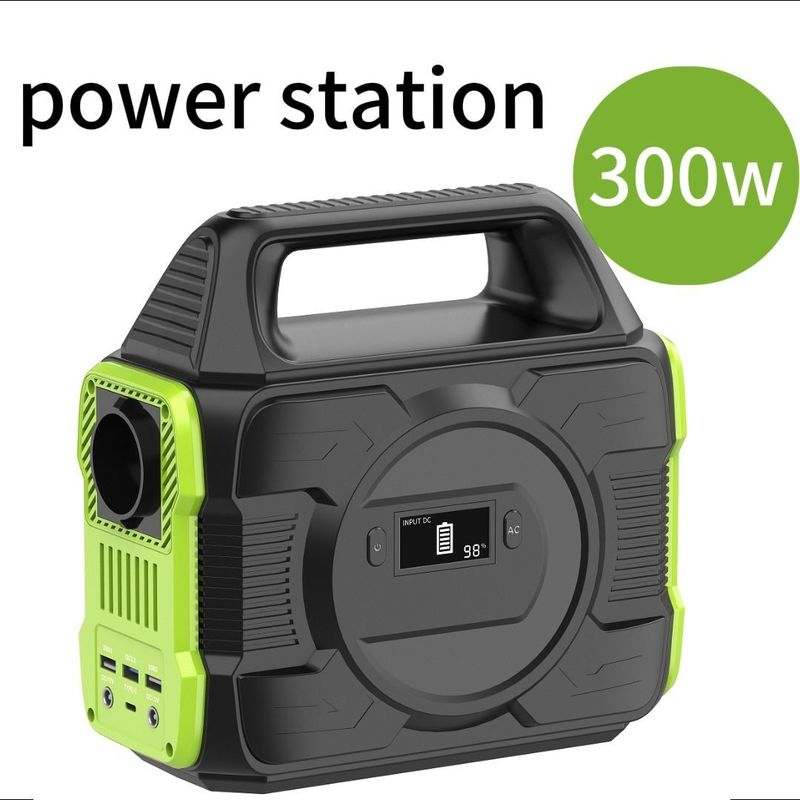 Tipo de saída AC/DC Estação de energia solar portátil de 300 W para uso externo e doméstico