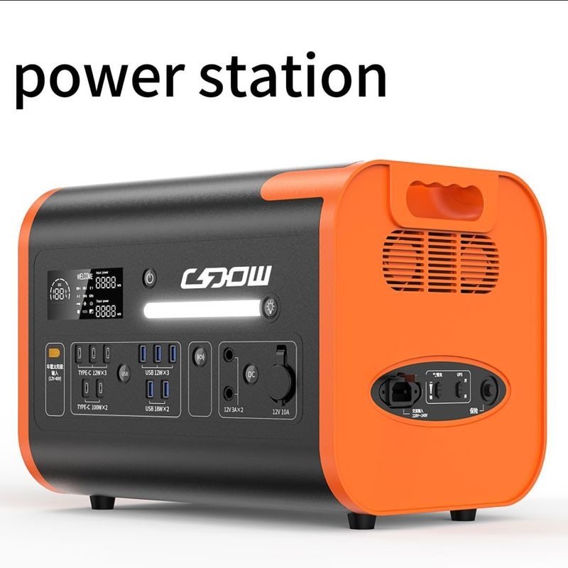 800W Max Carregamento Solar Carro Estação de Energia Portátil com Pure Sine Wave Output Waveform