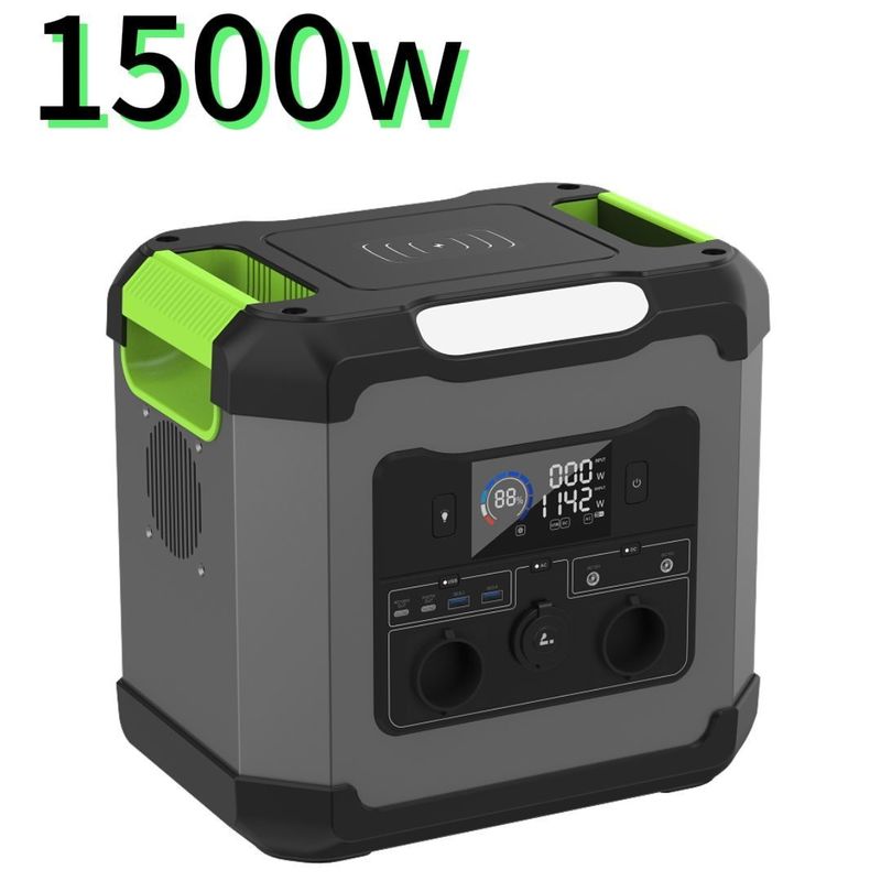 1200W/1500W/2000W Fornecimento de energia móvel 1500W AC Potência de saída para estação de energia portátil