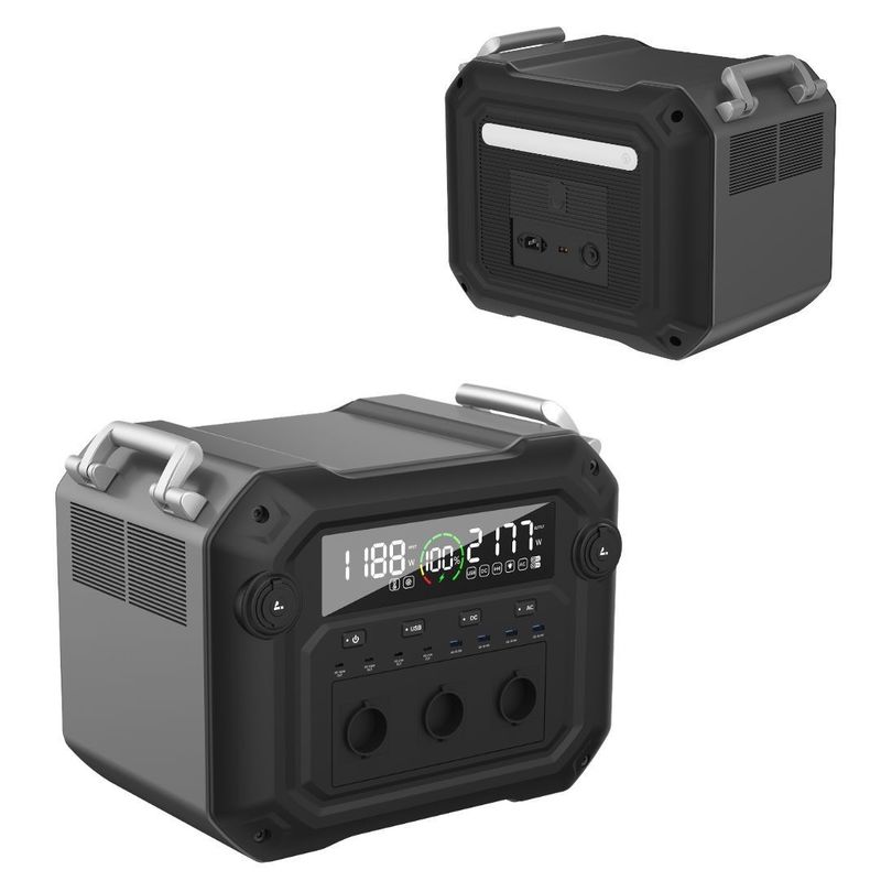 LiFePO4 Inverter de potência portátil de 3600 W para RV/Van ao ar livre e estação de emergência