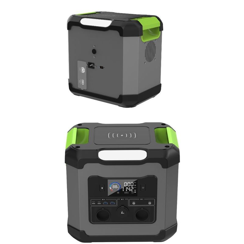 Estação de energia portátil de 1500W/1344wh Ideal para escritórios ao ar livre e situações médicas