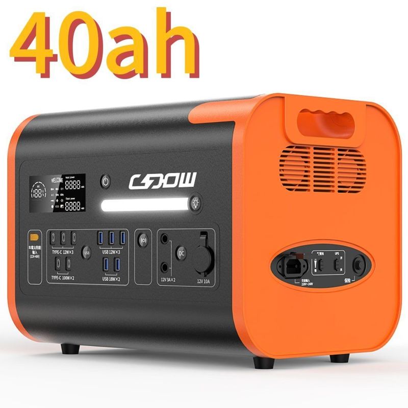 Explorar ao ar livre com a Central de Energia Portátil de 2200W/2048wh e o Inversor de Ondas Sinusoides Puro