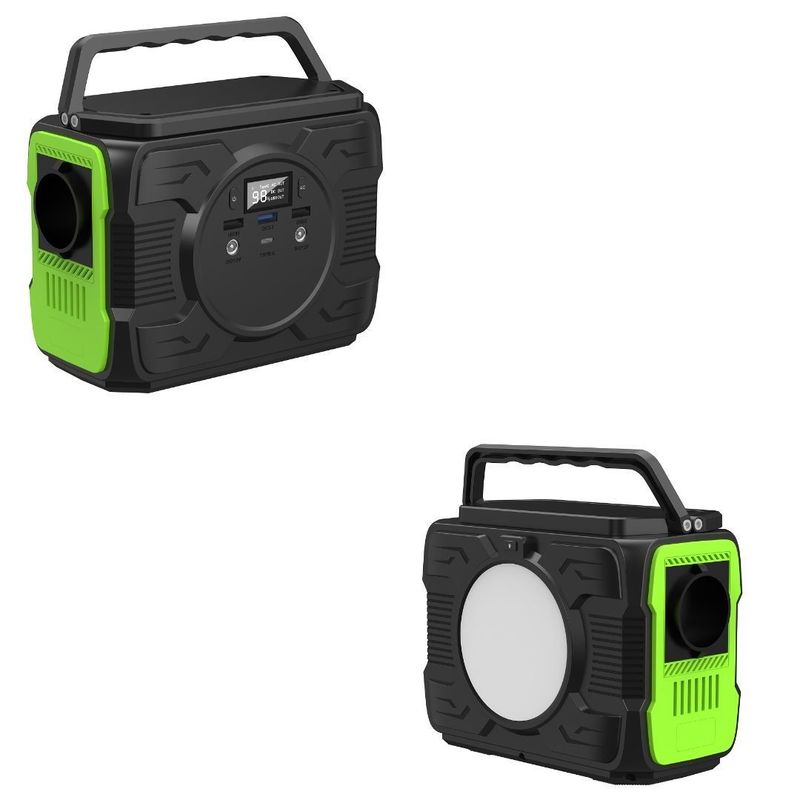 Estação eléctrica portátil exterior com capacidade de bateria de 48000 mAh e saída de 200W/300W/600W
