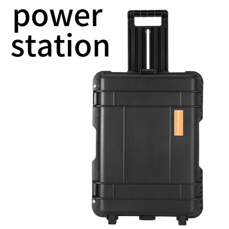 Caixa de tração de estação de energia portátil de 3000W para armazenamento de energia de bateria de lítio de viagem fácil