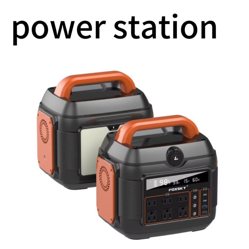 Estação de energia de armazenamento de energia multifuncional 110V/220V 600W/300W/200W e preferencial
