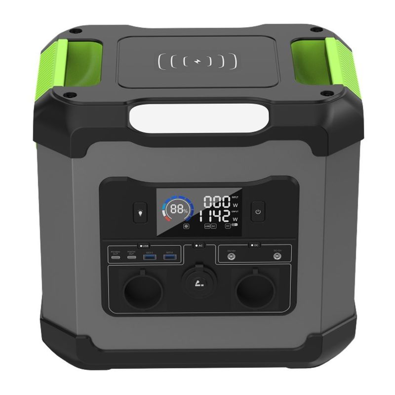 Inversor Inversor bidirecional 16,3kg 1500W Fornecedor de energia móvel para acampamento ao ar livre