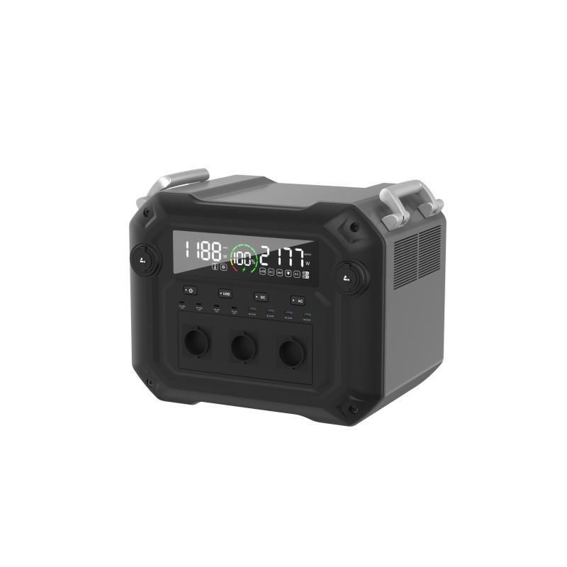 2500W Socket de saída USB Central de energia Sistema de armazenamento de energia com potência de saída AC