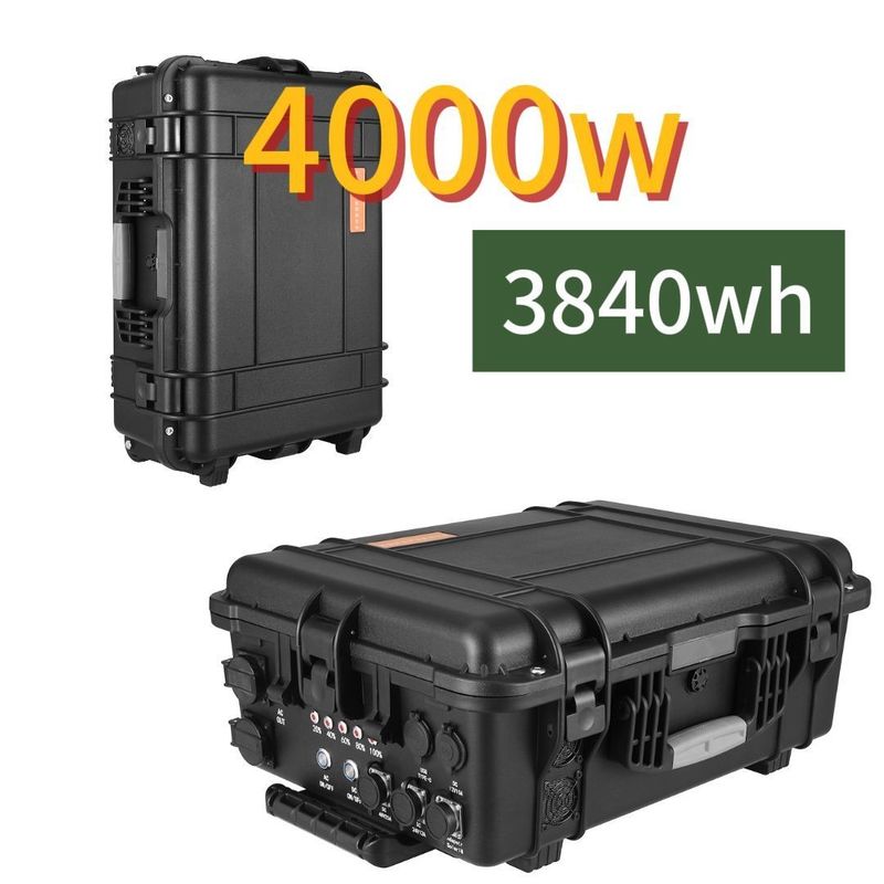 4000W Potência de saída Estação de energia solar portátil Perfeito para acampar e energia de espera