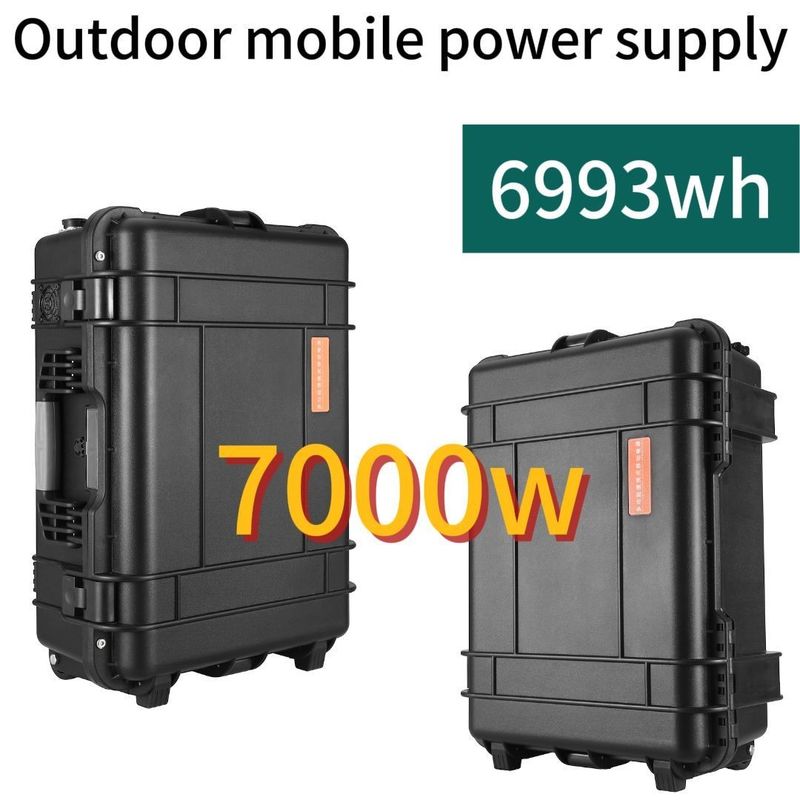 8000W Pico de Potência AC LiFePO4 Estação de Energia de Gerador Solar para necessidades domésticas ao ar livre