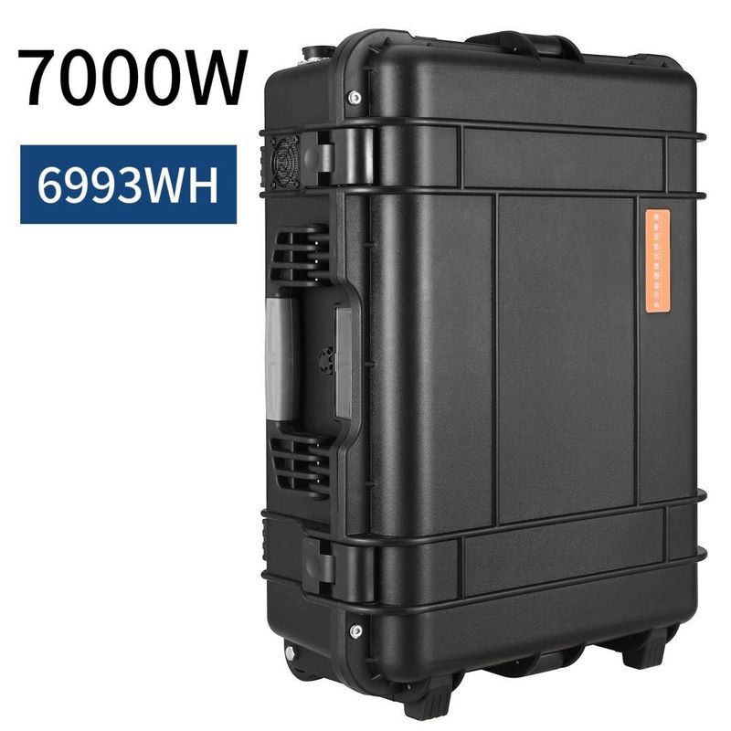 7000W/6993wh Gerador solar de emergência Estação de energia portátil para uso externo e de emergência