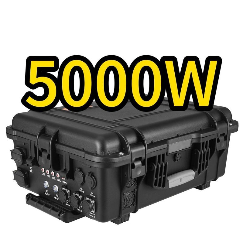 CE.Un38.3 Gerador solar de bateria de lítio de 5000 W certificado para estação de energia portátil