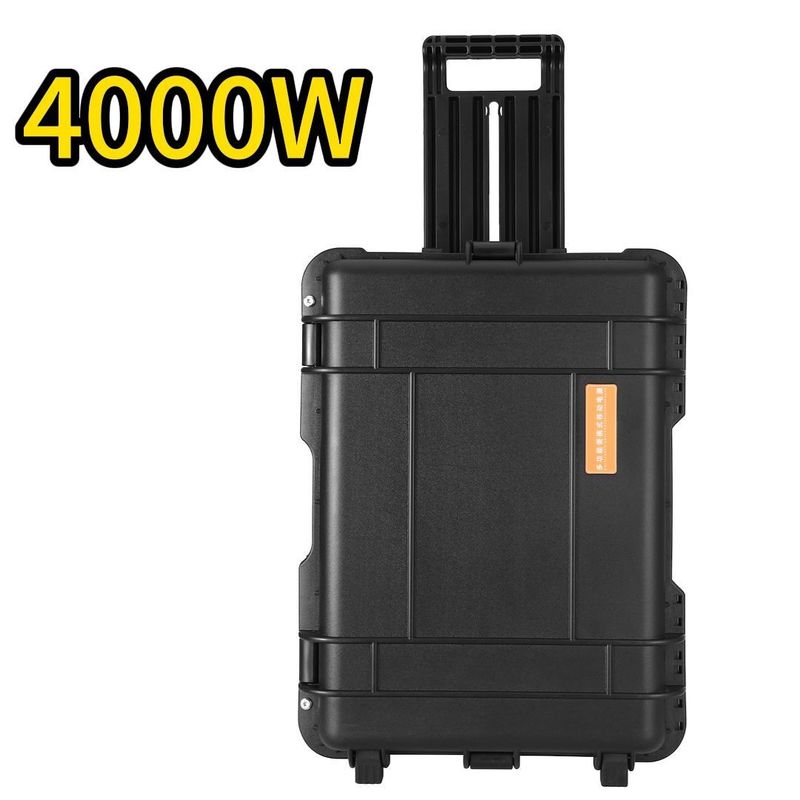 4000W Bateria de Lítio de Grande Capacidade Gerador Solar Perfeito para Casa RV e ao ar livre