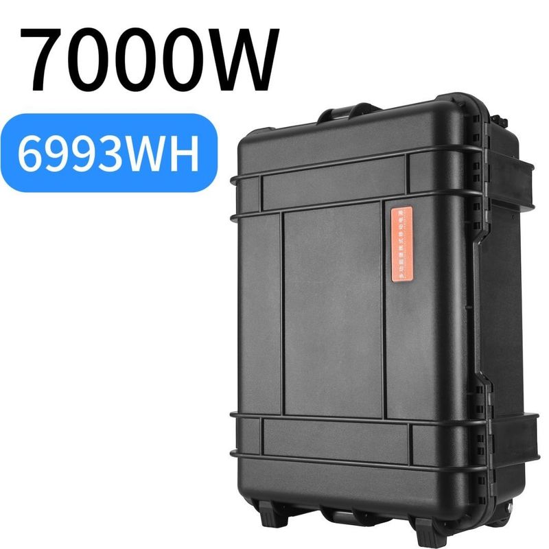 Estação de energia solar portátil 7000W/5000W/3000W para carregamento de emergência em viagens ao ar livre