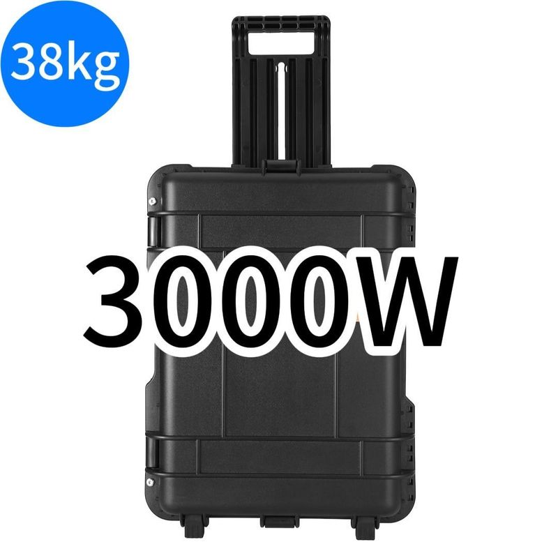 4000W/3840wh Fornecedora de energia móvel de grande capacidade para viagens ao ar livre Estação de armazenamento de emergência 1
