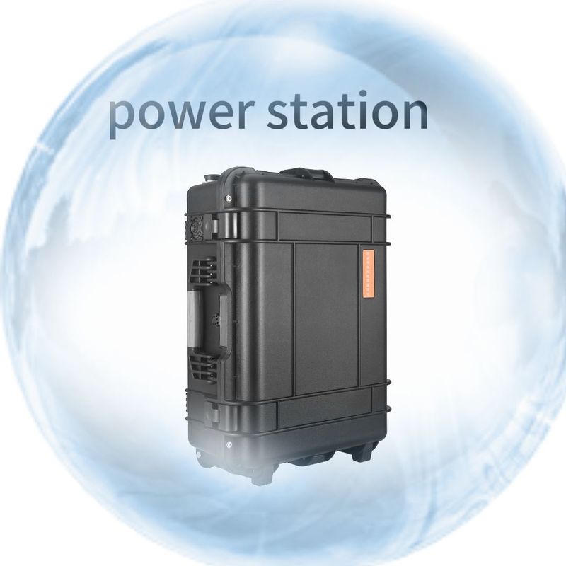 Estação de energia móvel externa de 8000W com tomada AC 220V e bateria de lítio