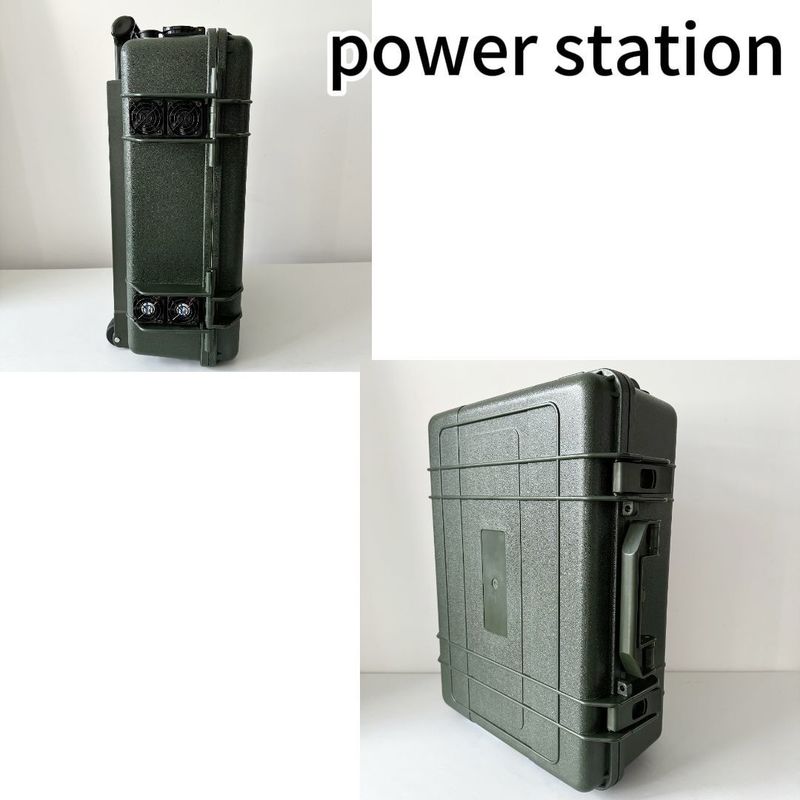 Estação de energia portátil de aventura ao ar livre de grande capacidade de 6000W com quadro médio ABS