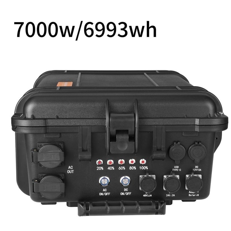 Materiais de concha ABS Alloy Estação de energia solar portátil 3000W/5000W/7000W 4000W para exterior
