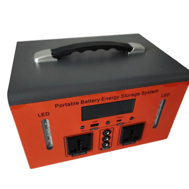 Estação de alimentação portátil 300W/500W com porta USB e base de alimentação AC para acampamento ou energia de emergência