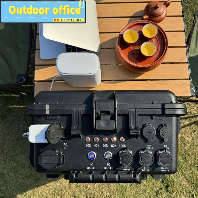 Saída AC 110V/220V Grande Capacidade 6216wh Pacote Solar de Acampamento com Tempo de Carregamento 6-7h