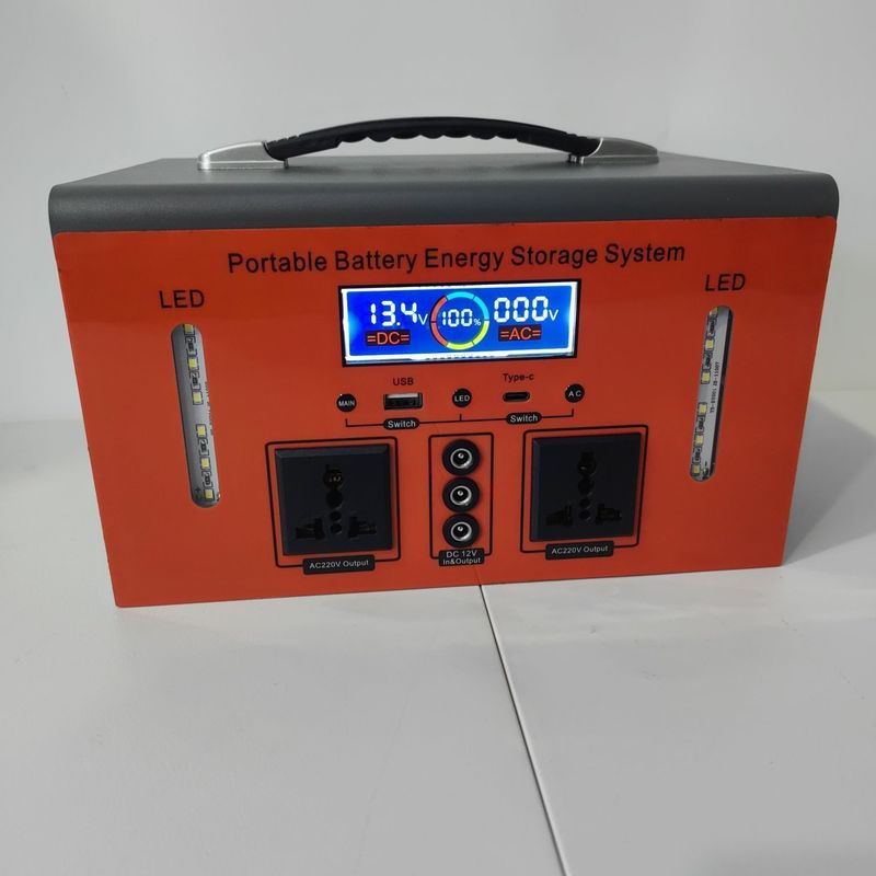 Pequena central elétrica portátil de 300 W/LiFePO4 com proteção contra sobrecarga e onda de correção