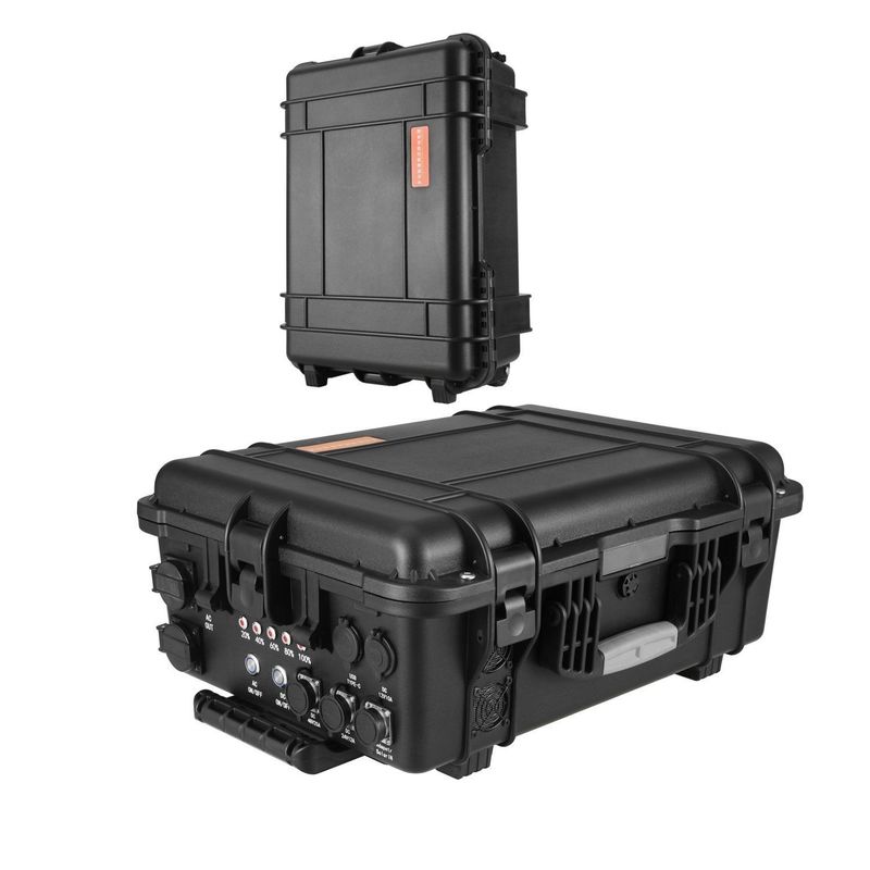 Bateria portátil Lifep04 Pure Sine Wave Output 5000W/4800wh/48kg para acampamento ao ar livre