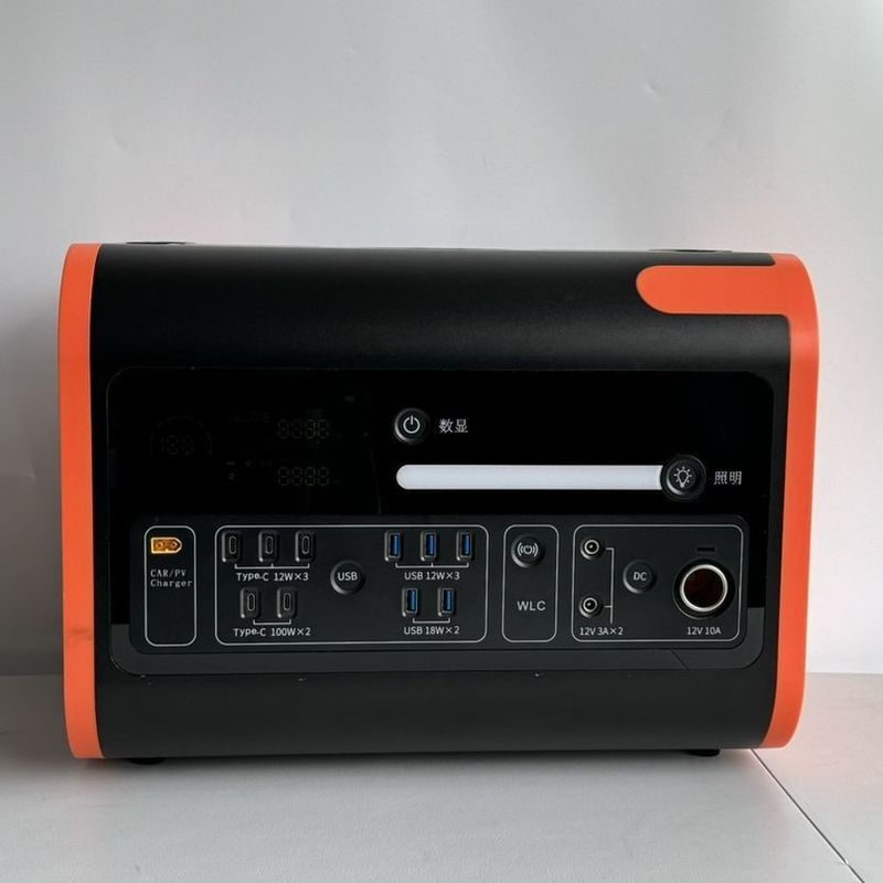 Capacidade restante 80% 5%-95%Dod AC Output Power Station para gerador móvel no local
