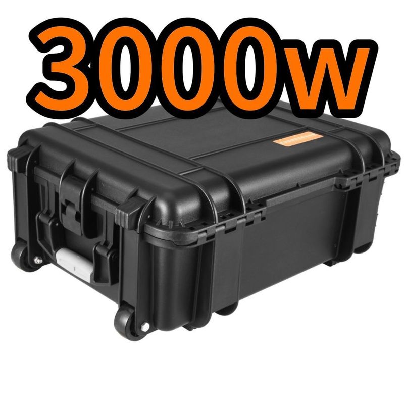 Bateria exterior Estação de energia portátil de 3000W/62,5ah com certificação CE.Un38.3
