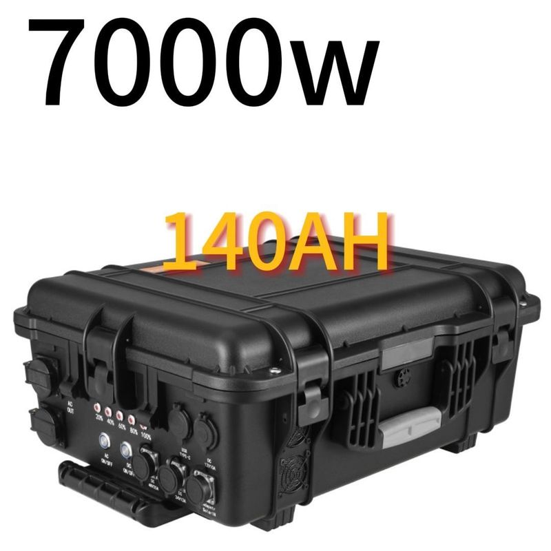 110V/220V AC Output 7000W/6993wh Estação de energia móvel de emergência ao ar livre para a Ásia Oriental