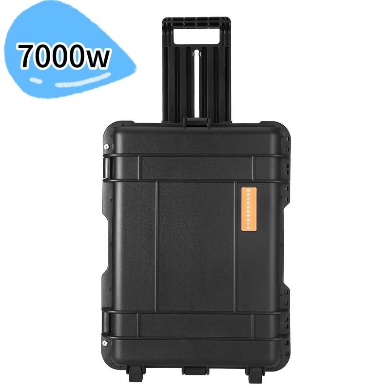 Baterias BMS de armazenamento de energia solar de onda sinusoidal pura de 7000W para soluções de energia portáteis