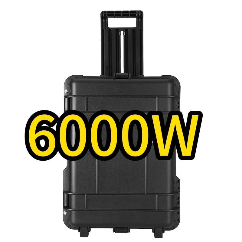 6000W portátil 6216wh acampamento 230V Fósforo de ferro de lítio Bateria de energia da estação para a energia